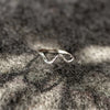 Water Wave Silver Ring in Fashion Design